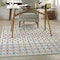 Homeroots 5 x 7 ft. Ivory Jewels Geometric Area Rug 385790 - alternate 2